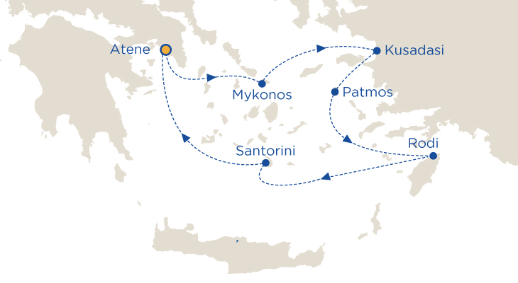 Egeo Iconico 4 notti Lunedì-Venerdì Marzo e Novembre